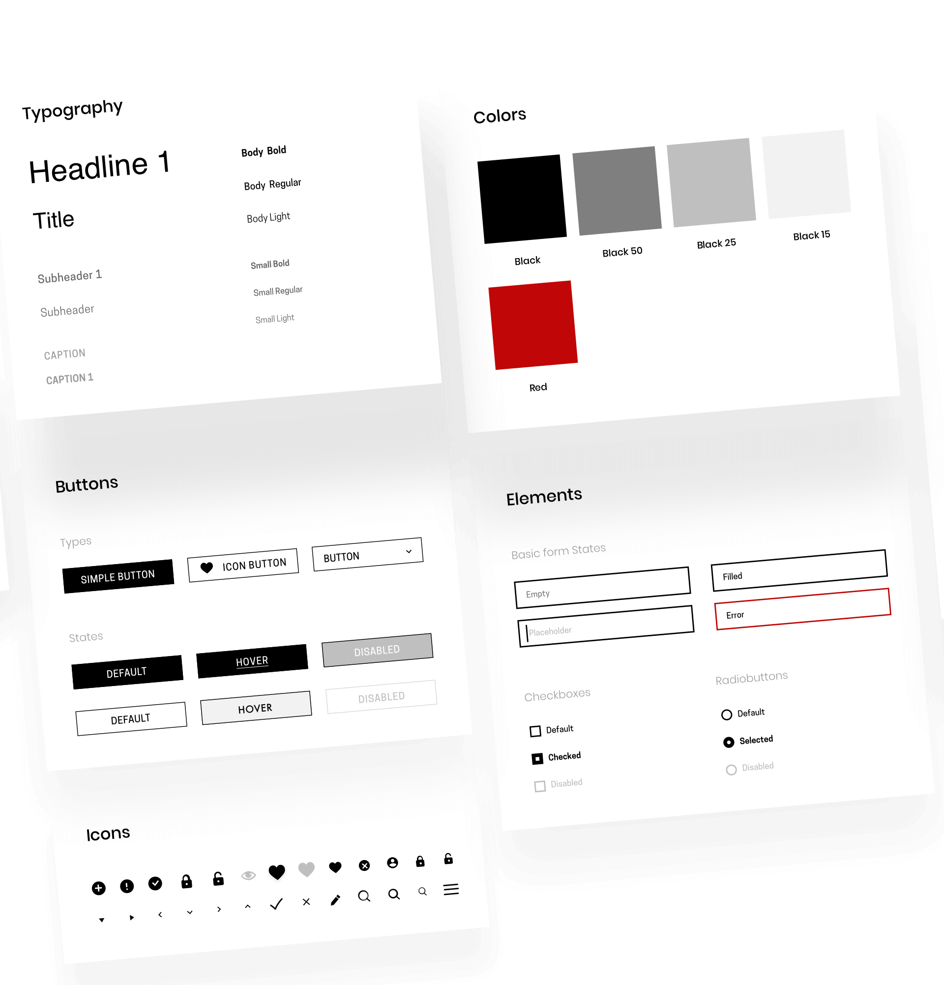 Milanstyle. Library of components